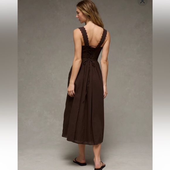 AE Sweetheart Corset Midi Dress - Picture 2 of 10